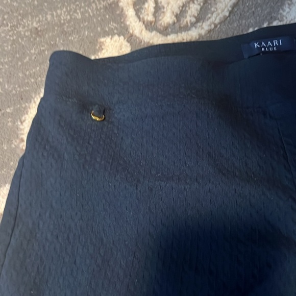 Kaari blue elastic waist stretch pants. Size 12. Dressy or casual. Like new. - Picture 2 of 5